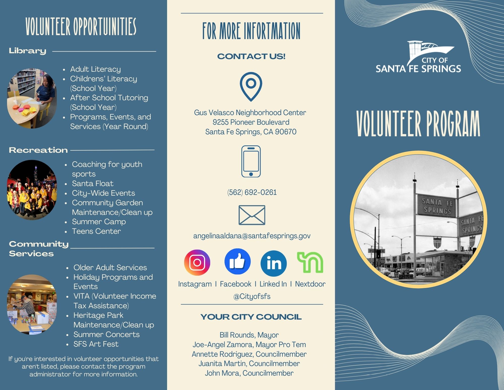 volunteer prgram brouchure side a